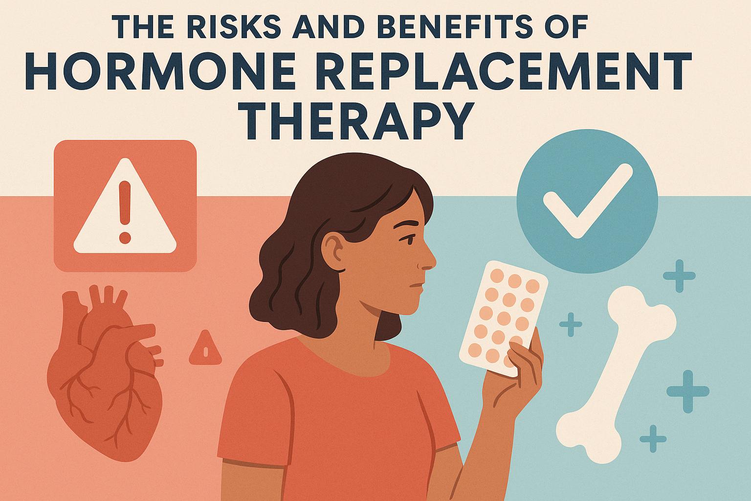 The risks and benefits of hormone replacement therapy.