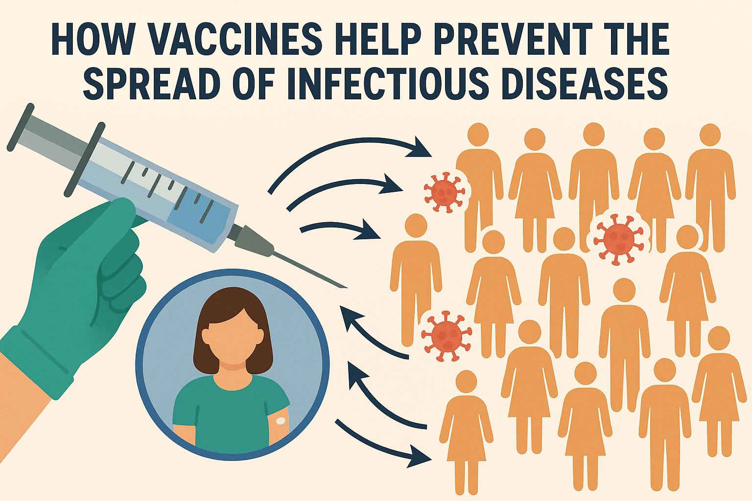 How vaccines help prevent the spread of infectious diseases.