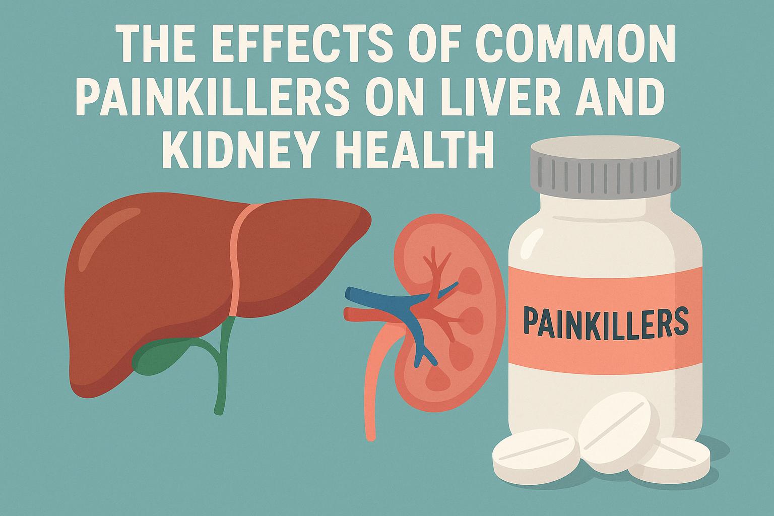 The effects of common painkillers on liver and kidney health.