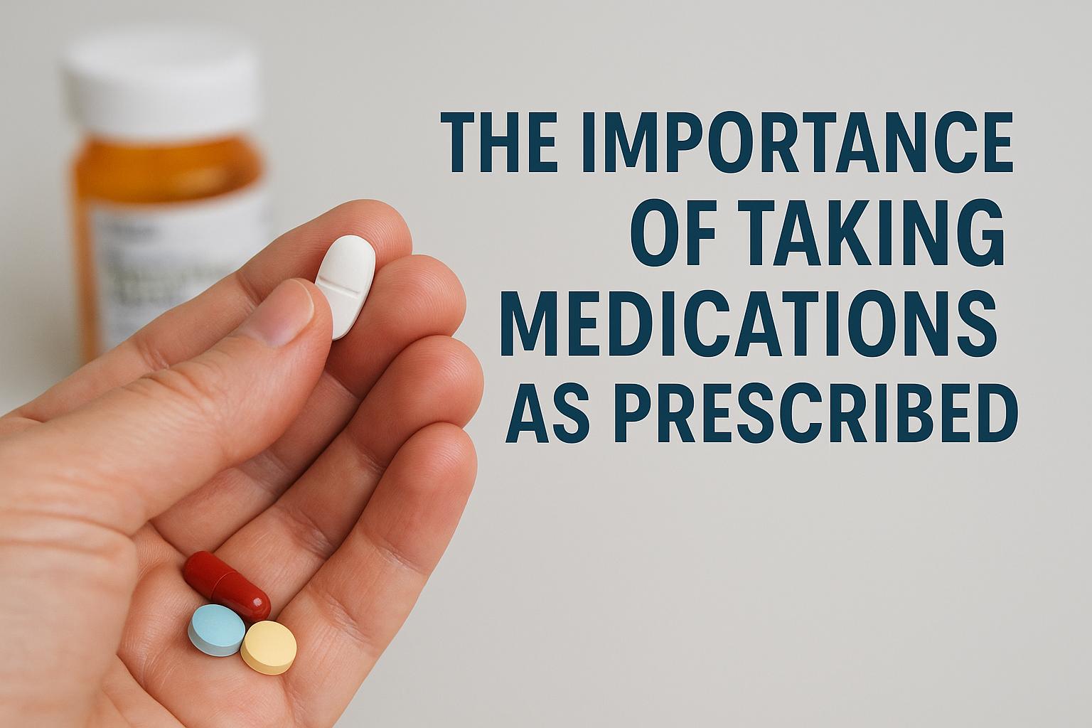 The importance of taking medications as prescribed.