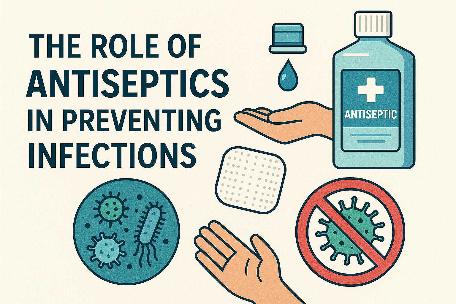 The role of antiseptics in preventing infections.